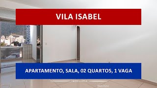 AP0744 - Vila Isabel - Rua Maxwell, lindo apartamento, sala, 2, quartos, 1 vaga