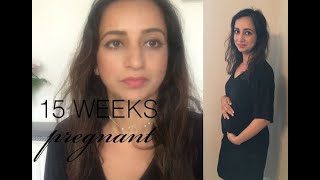 15 weeks pregnant - Maternity clothes, weight gain and 1st baby movements