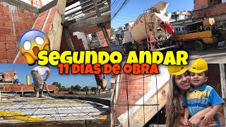 BATEMOS A SEGUNDA LAJE! | DIÁRIO DE CONSTRUÇÃO #2