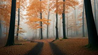 "Autumn Bliss: AI-Generated ASMR with Golden Fall Colors for Relaxation"