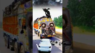 Amazing❗❗ TRUCK FUSO ZOMBIE🧟 🧟Truk Oleng, Truck Gost, Monster #shorts #youtubeshorts