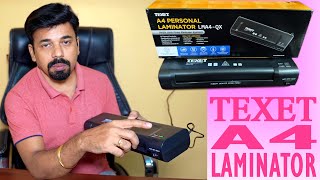 Lamination Machine: A4 Lamination Machine: Unboxing: TEXET: Review & Tutorial