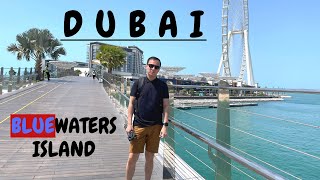 We went to the Bluewaters Island in Dubai