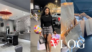 VLOG: LA HERE WE COME! (Mariah's bday dinner, Appointments, Shopping & more) | Shalaya Dae