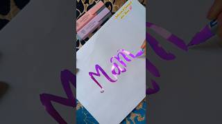 Magical Names writing 💗#shorts #youtubeshorts #deepindiy #calligraphy #bubble #name #nameart #craft