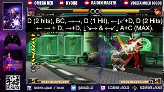 KOF 2002 UM - Leona super combo (tutorial)