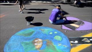 Veterans Ceremonial Art - Sarasota Chalk Festival 2013