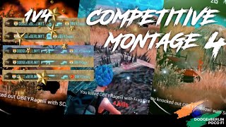 Competitive Montage 4 - Pubg Mobile | DODGExBERLIN | POCO F1 | 1V4 OBEY ESPORTS 🇮🇳  Ft Unike Pluto