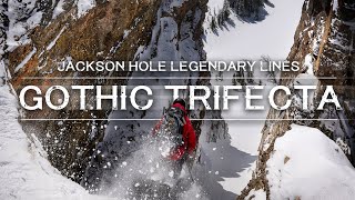 Gnarly Skiing Crash, Straightlining Couloirs | Jackson Hole Legendary Lines