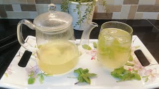 ايس تي بعشبة الليمون سهل ولذيذ Lemongrass ice tea