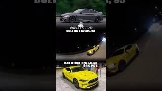 Ford Mustang 5.0 VS BMW F82 M4 - $4000 Race! #cars #bmw #Ford #Mustang #shorts #streetracing