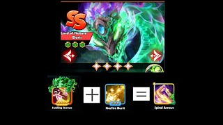 SSSnaker 4* -Lord Of Nature Elaris- * -Spiral Arrows- Skills Combination - Chapter 40