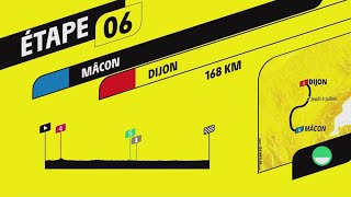 TOUR DE FRANCE 2024 - STAGE 6 | MÂCON - DIJON | TOUR DE FRANCE 2024 PS5