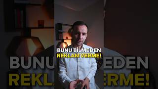 Facebook ve instagram’da reklam verirken buna dikkat et! #reklam #sosyalmedya