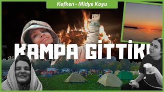 🏕 KAMPA GİTTİK! Kefken Midye Koyu'nda 1 Gün! | VLOG