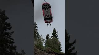 Launching a Barbie Corvette off a 300ft cliff! 4th of July 2024 Alaska cliff car launch!