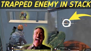 FUN WITH ENEMY IN SIDE THE STACK | PUBG MOBILE LITE | BY LEGEND GAMERZ