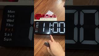 Tutorial Setting Untuk Jam Tipe Jd-6626 16 inch Jam Dinding LED Fitur Timer Countdown