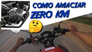 como amaciar motor de moto zero km factor 150