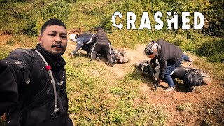 BIKE CRASH ON THE WAY TO BHOJPUR | BARATANG TO BHOJPUR RIDE @sjbro27