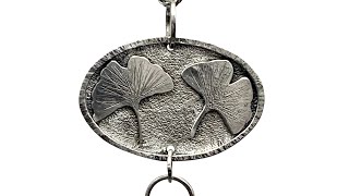 Bottlebee: Making an ethical recycled sterling silver ginkgo necklace from broken jewellery