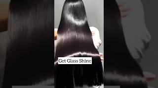 😱Shampoo hair hacks/Get Glass Shine Hair in One Wash#RiseBeauty#shorts #trending #viral