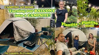 PLANTITA DAY + CAMPING ON THE BALCONY | Yel Olarte