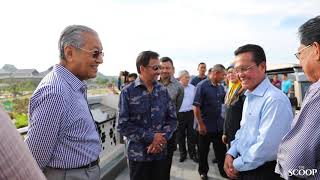 Sultan of Brunei and Malaysia PM take a morning walk in Bandar Seri Begawan