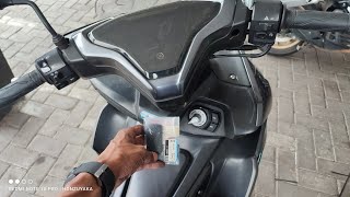 yamaha aerox habis dicongkel maling langsung ganti kontak keyless original yamaha