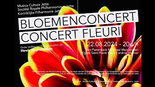 BLOEMENCONCERT - CONCERT  FLEURI, DONDERDAG 22 AUGUSTUS 2024 - JEUDI 22 AOUT 2024, 20 u/h