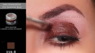 Bronze smokey eye makeup tutorial, maquillaje de ojos ahumados, تعليم المكياج خطوه بخطوه للمبتدئين