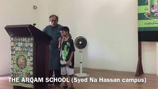 PARTICIPATION 1 : THE ARQAM SCHOOL (Syed Na Hassan Campus)