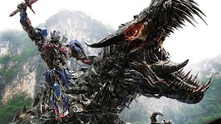 Transformers- Age of Extinction movie's Dinobots Join the Fight scene