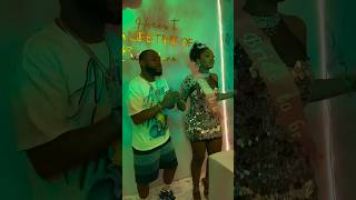 Davido & Chioma Dancing During Their Bridal Shower night