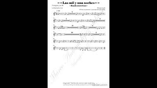 Las mil y una noches - banda la misteriosa (partitura) #cover #partitura #music  #partituraspdf