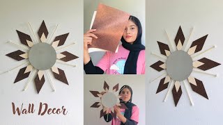 Wall decor ideas | bamboo stick craft | cardboard wall hanging | diy ideas | best out of waste |