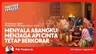 KEBAKTIAN EKSPRESIF | Minggu, 20 Oktober 2024 - 13.00 | Pdt. Paulus Lie