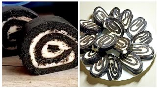 Perfect Swiss rolls recipe [only in just 10 minutes]No bake,No flour,No egg recipe.