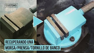 Recuperando morsa / prensa / tornillo de banco con fosfatizante | CUSTOMS