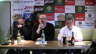 Pressekonferenz ESVK vs Dresden 26.01.2014 (Wir sind Kaufbeuren)