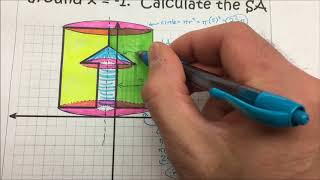 Chapter D - Extra Review Problem #2 (Surface Area Solution)