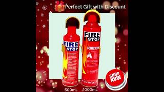 500mL Portable Fire Extinguisher, Stop Fire in Car Home and Office [Gift Ideas for Officemates]