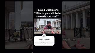 What Ukrainians think about russians #ukraine #kyiv #interview