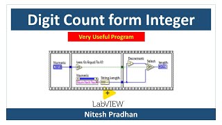 Digit Count form Integer #programming #labview #jobsearch #number #digit