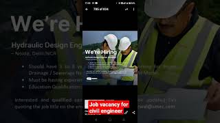 job vacancy for civil engineering