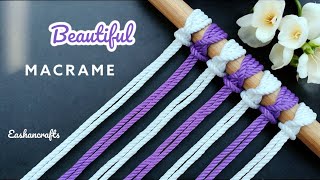 Beautiful Macrame Design | How to make Macrame Wall Hanging | DIY Macrame Tutorial