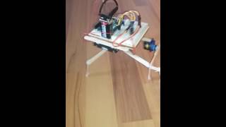 Arduino Simple Walker Robot made from Popsicle sticks