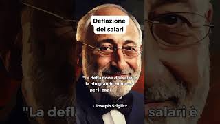 Ha ragione Stiglitz quando parla dei salari? #short