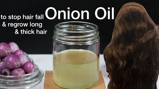 Stops Hair Fall 100% & Faster Hair Growth | Homemade Onion Juice for Thick & Long Hair