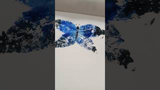 Butterfly painting by leaf #shorts #viral #creativitywithaera #art #leafart #creativeart #painting